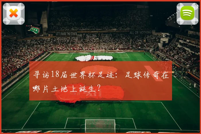 寻访18届世界杯足迹:足球传奇在哪片土地上诞生?