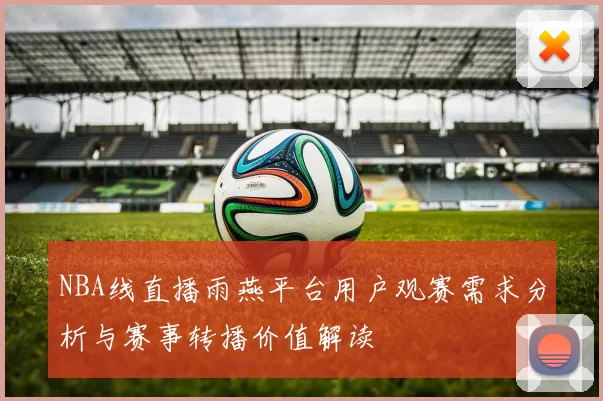 NBA线直播雨燕平台用户观赛需求分析与赛事转播价值解读